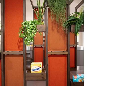 4, Portalen Lillestrøm, filt dekoration