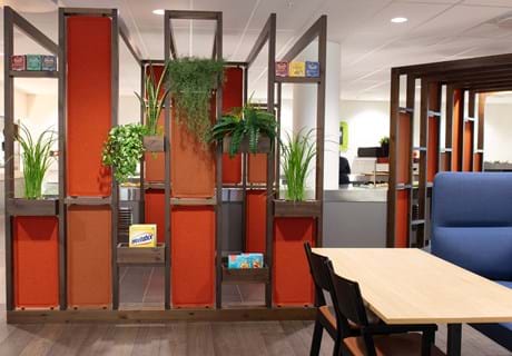 5, Portalen Lillestrøm, filt dekoration.