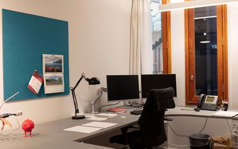 Opslagstavle med filt, TInghuset i Oslo (3)