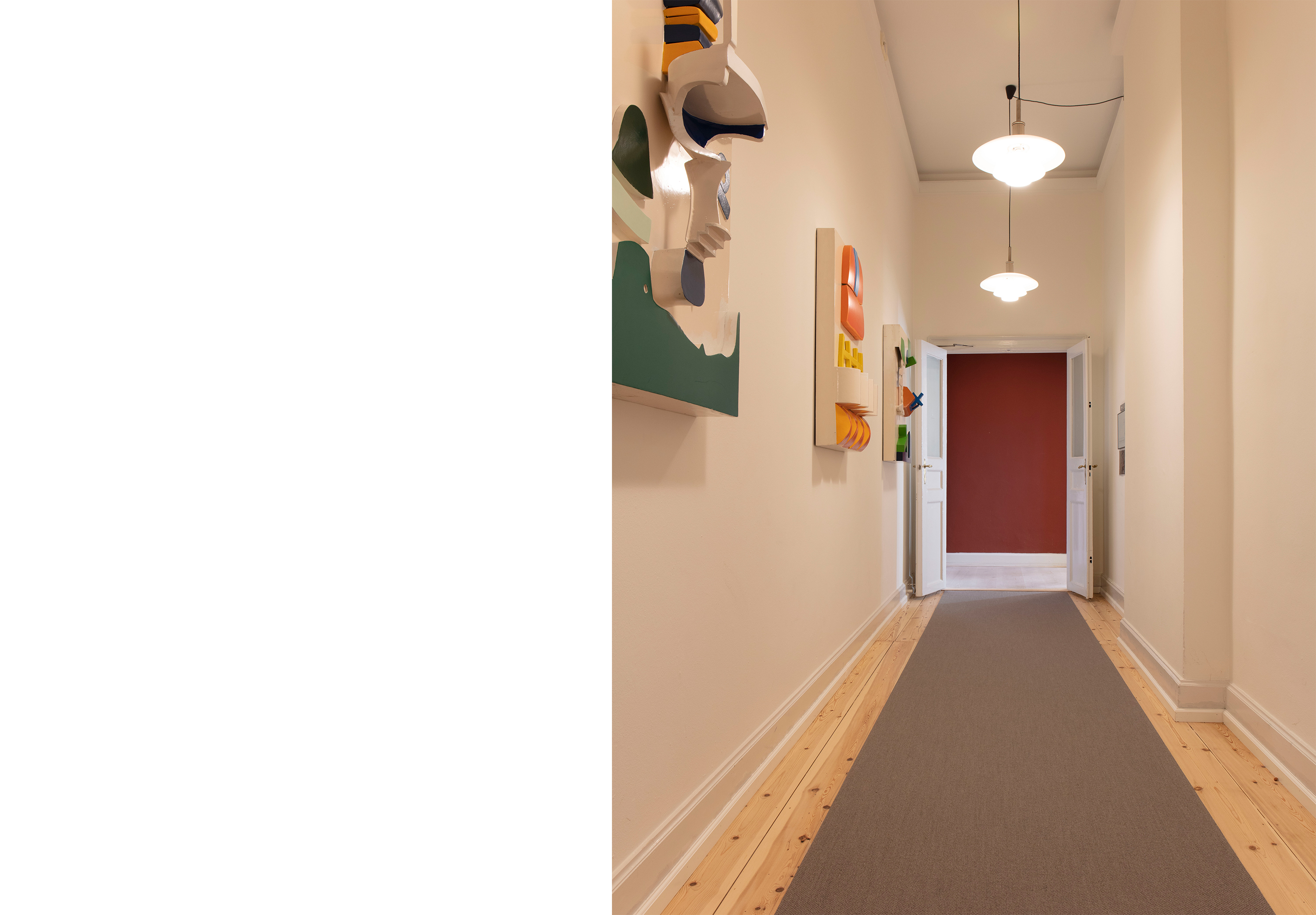 Mellon løber, tæppeløber, carpet runner, gulvløber, løber, runner