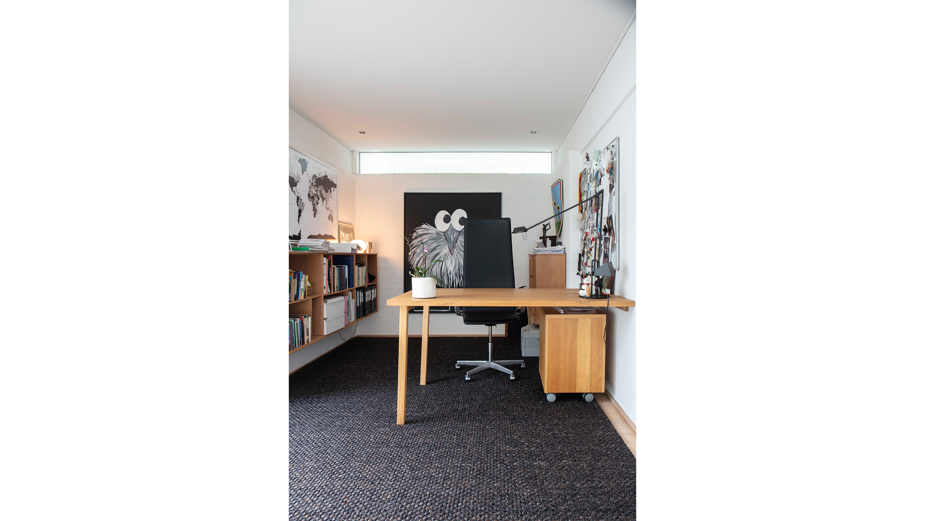 afpasset sisal tæppe Zambezi i kontor