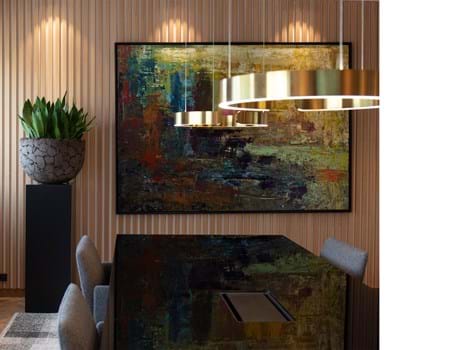 4- DanBolig, filt på væg.