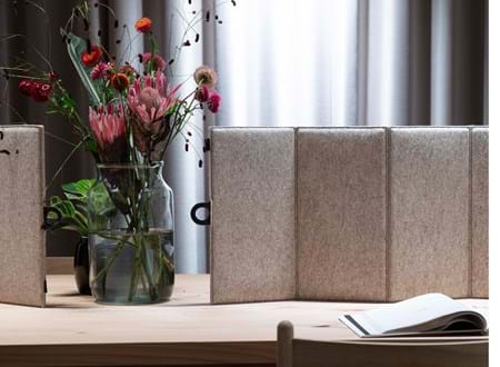 ZigZag bordskærm i filt, The House. (1)