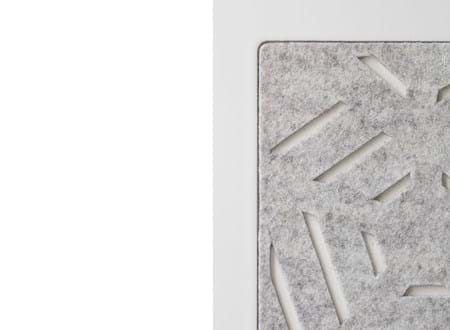 filt med udskæring som afskærmning