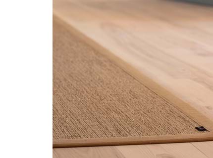 detalje af Fraster sisal tæppe