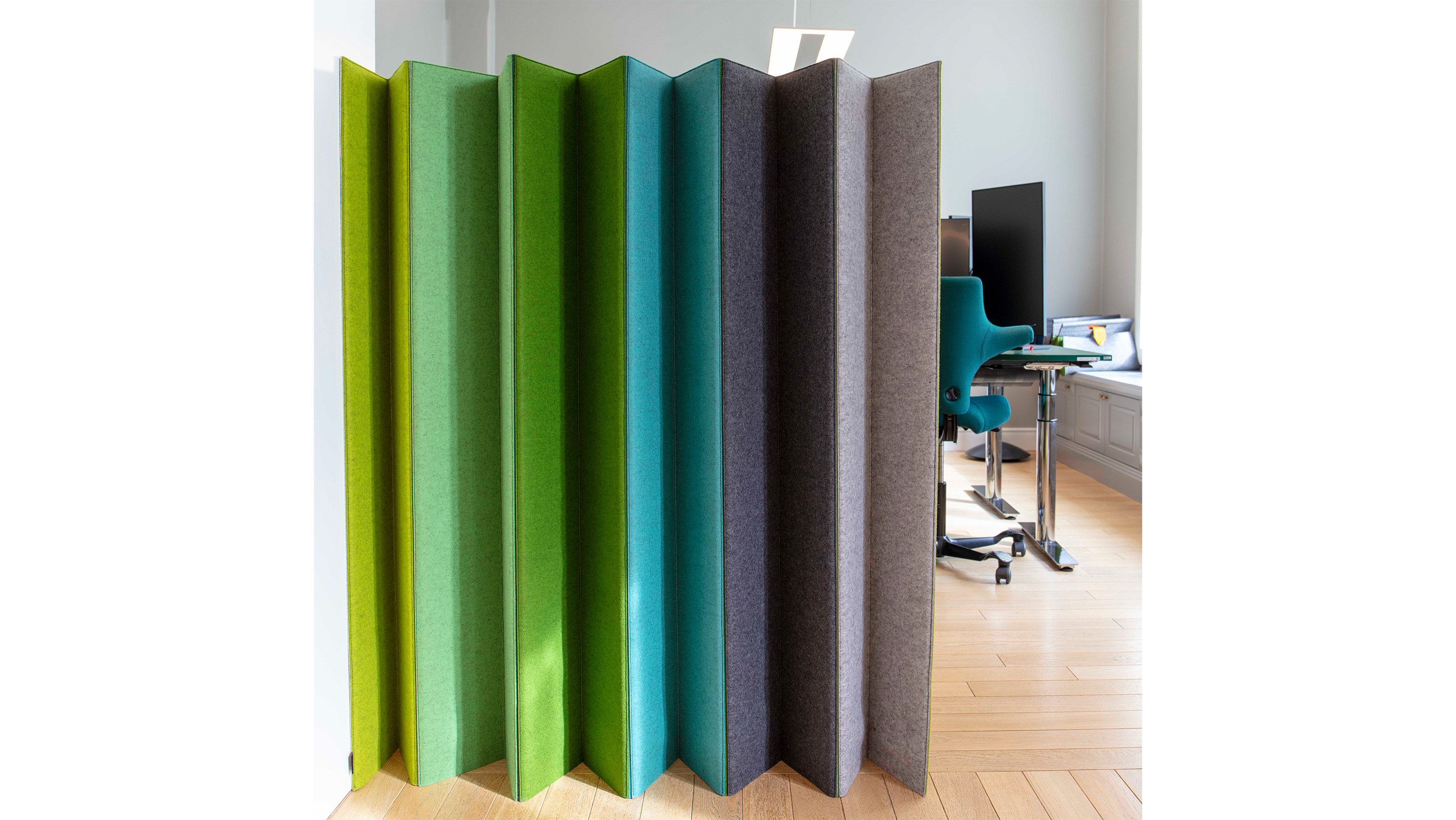 slide, MixMax skærm i grønne nuancer