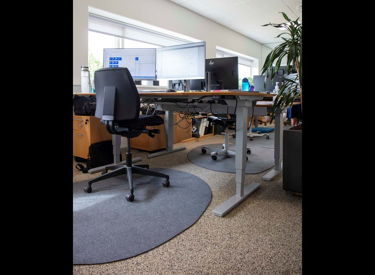 Kingo, 2 Spot stoleunderlag på kontor