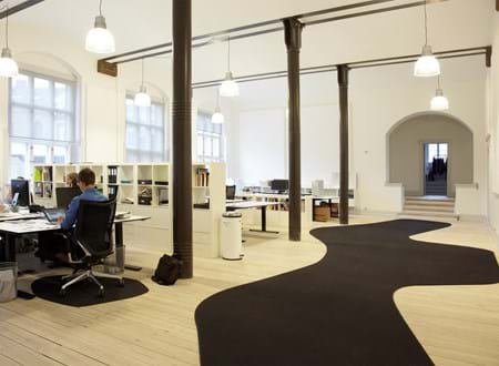 asymmetrisk filt løber på kontor, Toldboden Århus